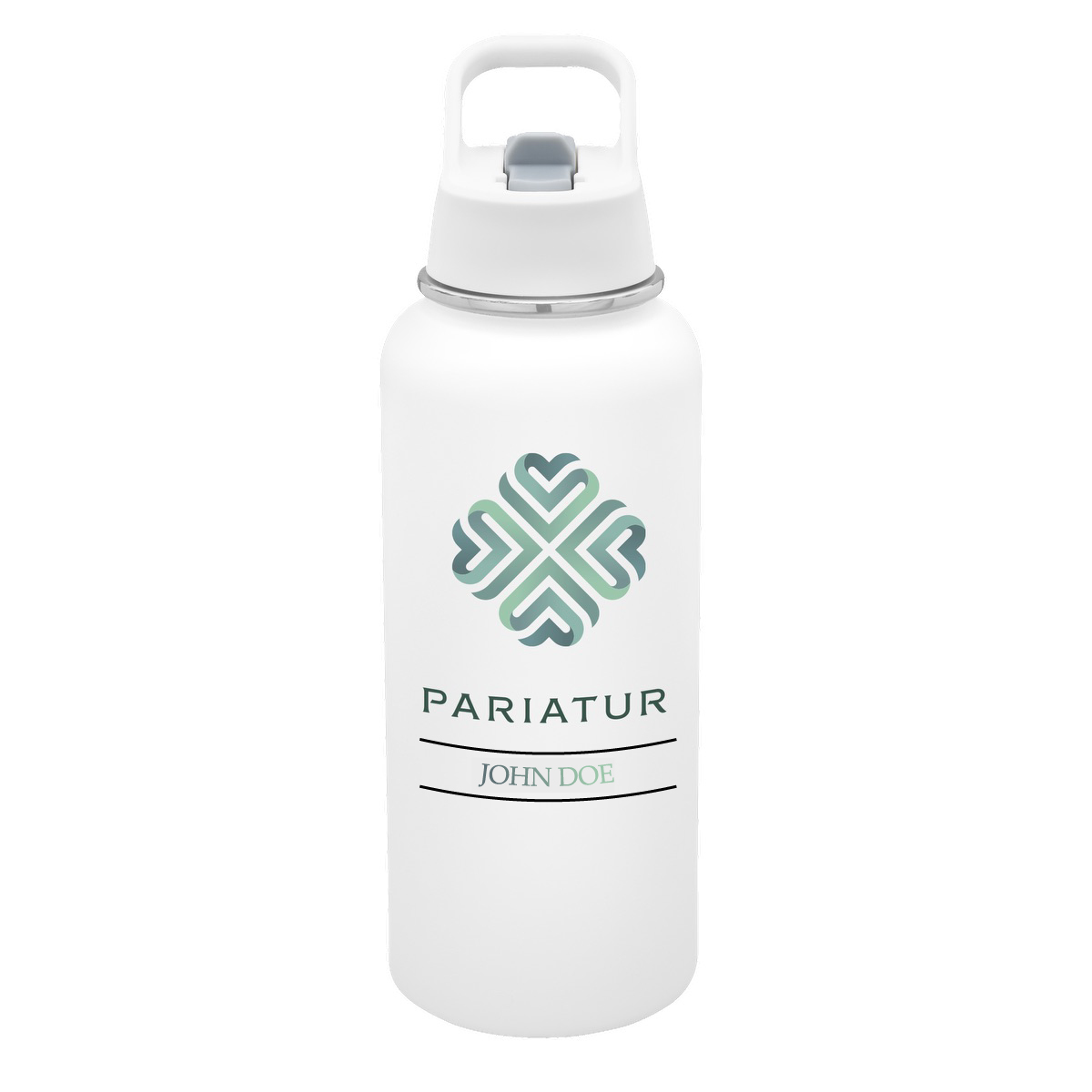 customized water bottle with logo and employee name